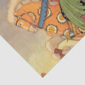 “Tristram Carries His Love” door Thomas Mackenzie Tissuepapier (Detail)