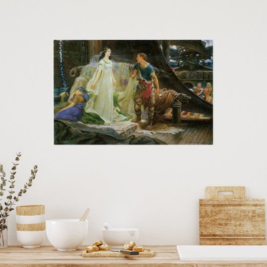 Tristram en Yseult Poster (Keuken)