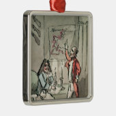 Tristram Shandy, 1786 Metalen Ornament (Rechts)