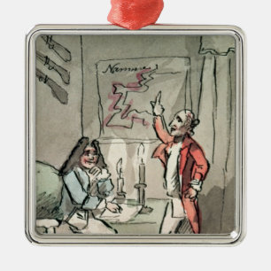 Tristram Shandy, 1786 Metalen Ornament