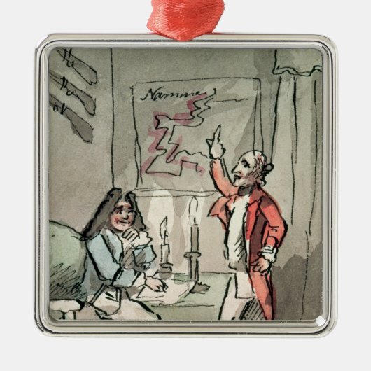 Tristram Shandy, 1786 Metalen Ornament (Voorkant)