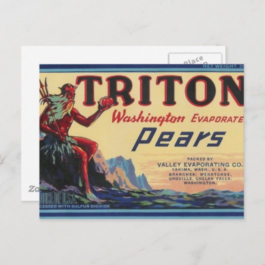 tritmeperen briefkaart (Voorkant / Achterkant)