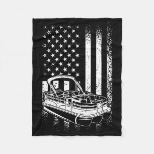 Triton Boat Boating - Amerikaanse Triton kapitein Fleece Deken