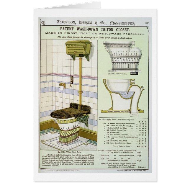 Triton Closet uit een catalogus van sanitaire arti (Voorkant)