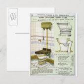 Triton Closet uit een catalogus van sanitaire arti Briefkaart (Voorkant / Achterkant)