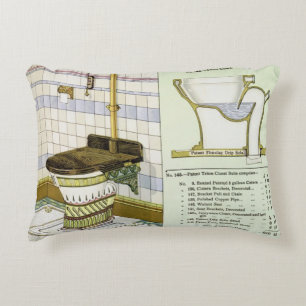 Triton Closet uit een catalogus van sanitaire arti Decoratief Kussen