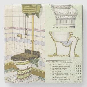 Triton Closet uit een catalogus van sanitaire arti Stenen Onderzetter