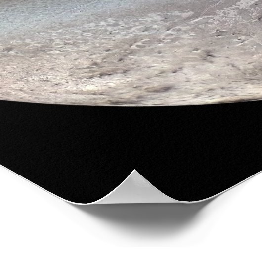 Triton, de grootste maan van de planeet Neptune Poster (Hoek)