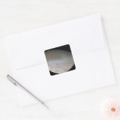 Triton, de grootste maan van de planeet Neptune Vierkante Sticker (Envelop)
