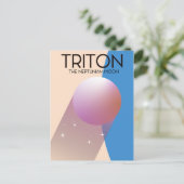 Triton - De Neptunian maan Briefkaart (Staand voorkant)