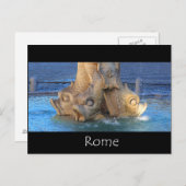 Triton fontein - Rome Briefkaart (Voorkant / Achterkant)