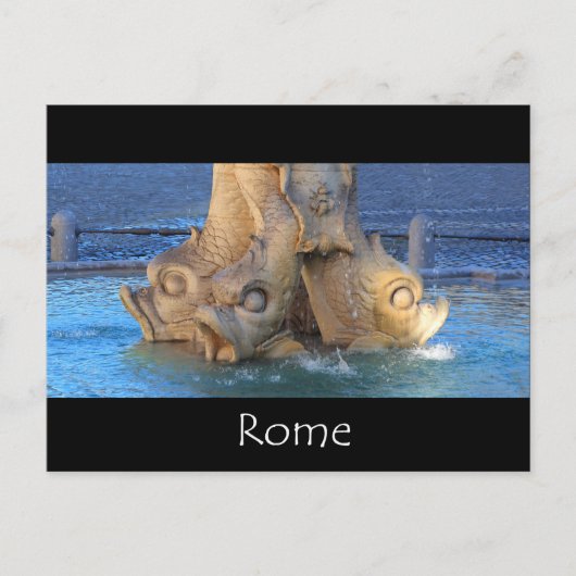 Triton fontein - Rome Briefkaart (Voorkant)