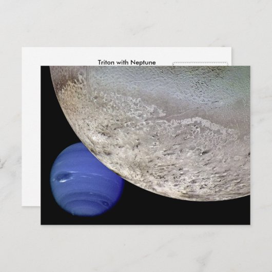Triton met Neptune Briefkaart (Voorkant / Achterkant)