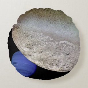 Triton met Neptune Rond Kussen