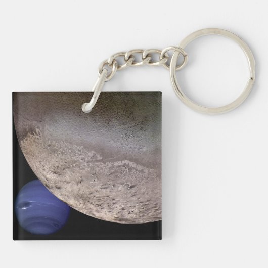Triton met Neptune Sleutelhanger (Achterkant)