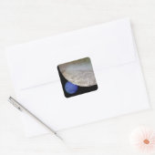 Triton met Neptune Vierkante Sticker (Envelop)