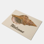 Triton Seashell Shell, Marine Ocean Animal Deurmat (Schuin)