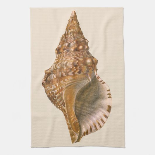 Triton Seashell Shell, Marine Ocean Animal Theedoek (Verticaal)