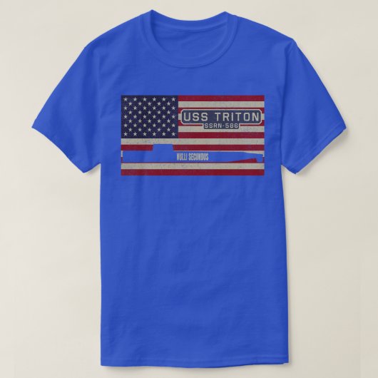 Triton SSRN586 Radarpiket Kernonderzeeër Vint T-shirt (Design voorkant)