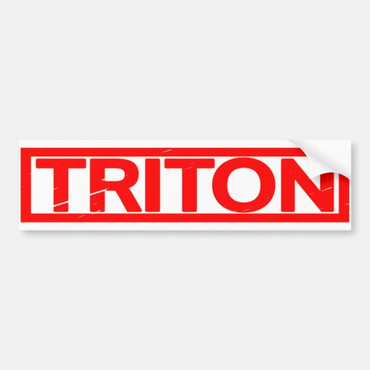 Triton Stamp Bumpersticker (Voorkant)
