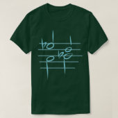 TRITONE RESOLUTION funny music theory notation tee T-shirt (Design voorkant)