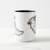 Tritonia nudibranch print Slug Mok (Midden)