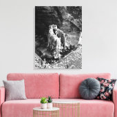 Tritons die de paarden van de zon bewateren canvas afdruk (Insitu (Woonkamer))