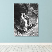 Tritons die de paarden van de zon bewateren canvas afdruk (Insitu (Houten vloer))