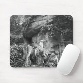 Tritons die twee paarden van de zon groomt muismat (Met muis)