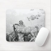 Tritons die twee paarden van de zon groomt muismat (Met muis)