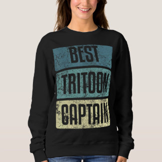 Tritoon Beste Kapitein Boot Spreuken Trui