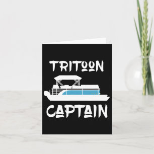Tritoon Captain Gift Idee voor Tritoon Boot Eigena Kaart
