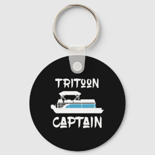 Tritoon Captain Gift Idee voor Tritoon Boot Eigena Sleutelhanger
