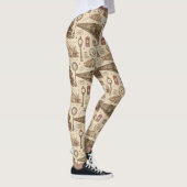 Trits Patroon Oude Treinstations (1) Leggings (Rechts)