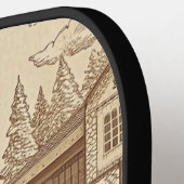 Trits Treinstation Patroon (1) Pickleball Paddle (Links Detail)