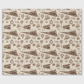 Tritsjestation Patroon (2) Cadeaupapier (Vlak)