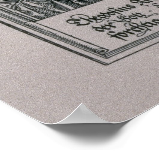 Triumfale Arch van keizer Maximilian I Poster (Hoek)