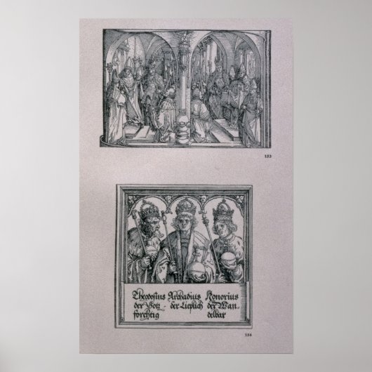 Triumfale Arch van keizer Maximilian I Poster (Voorkant)