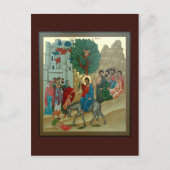 Triumfale inzending in Jerusalem Prayer Card Briefkaart (Voorkant)