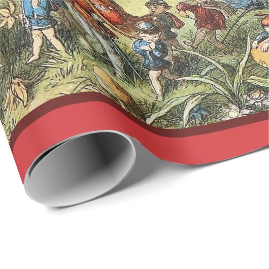 Triumfale maart van de Elf King, Fairies, Goblins Cadeaupapier (Rol Hoek)