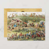 Triumfale maart van de Elf King, Fairies, Goblins Feestdagenkaart (Voorkant / Achterkant)