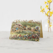 Triumfale maart van de Elf King, Fairies, Goblins Kaart (Gele Bloem)