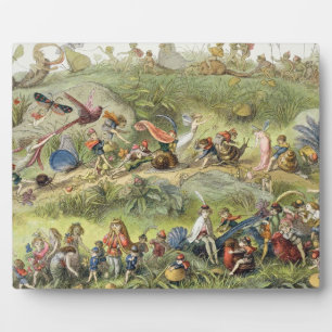 Triumfale maart van de Elf-King, illustratie van Fotoplaat