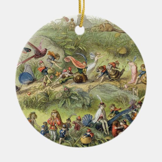 Triumfale maart van de Elf-King, illustratie van Keramisch Ornament (Voorkant)