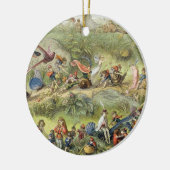 Triumfale maart van de Elf-King, illustratie van Keramisch Ornament (Links)