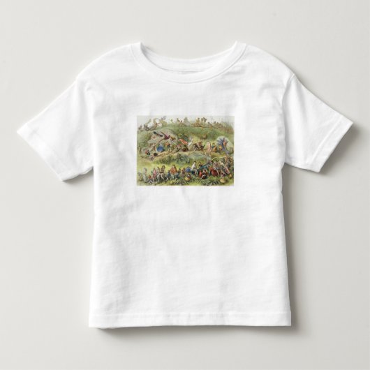 Triumfale maart van de Elf-King, illustratie van Kinder Shirts (Voorkant)
