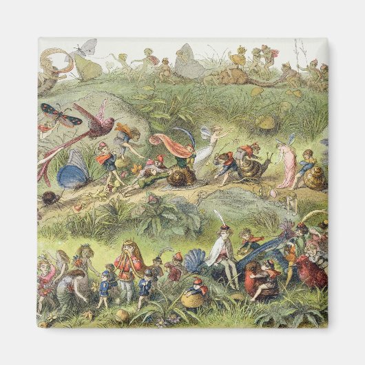 Triumfale maart van de Elf-King, illustratie van Magneet (Voorkant)