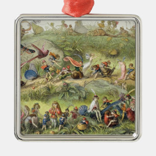 Triumfale maart van de Elf-King, illustratie van Metalen Ornament