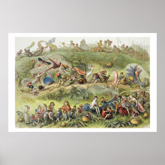 Triumfale maart van de Elf-King, illustratie van Poster (Voorkant)