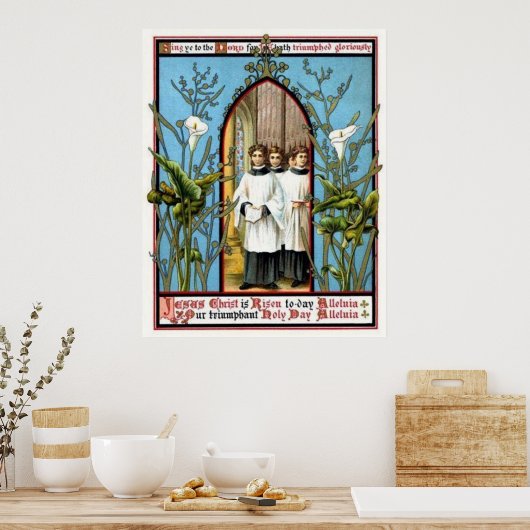 Triumfant Heilige Dag Poster (Keuken)